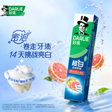 好来（DARLIE）原黑人超白密泡西柚味牙膏亮白去黄去牙渍烟渍洁净美白护齿190g