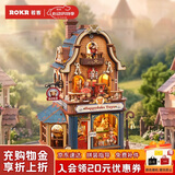 若客（ROKR）小熊玩具店 积木拼图diy手工拼装模型八音盒生日六一儿童节礼物