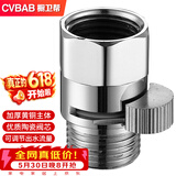 橱卫帮（CVBAB）全铜4分快开直通阀内外丝花洒淋管喷头快捷开关软管止水阀CV-A06