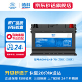 AC德科（ACDelco）汽车电瓶启停蓄电池AGM70别克英朗昂科威昂科拉探界者XTS原厂品质