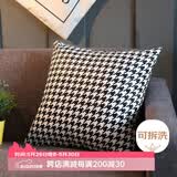 艾薇抱枕沙发靠垫床头靠枕床上腰垫办公室腰靠抱枕套含芯45*45千格鸟