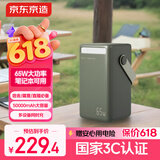 京东京造65W快充50000毫安充电宝3c认证京东自营户外移动电源数显LED照明适用苹果17华为小米笔记本电脑