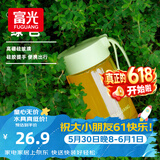 富光清然玻璃杯 高硼硅玻璃水杯子 女生便携牛奶咖啡高颜值茶杯330ml