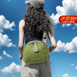 BLACKKISS女包帆布2026新款贝壳包单肩包斜挎包包休闲运动旅行徒步挎包布包 绿色款二休闲运动旅游可胸包腰包（优质版本）