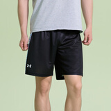 安德玛（Under Armour）男裤新款足球短裤训练健身运动裤跑步透气舒适球裤