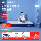 蓝盒子Z1记忆棉独立弹簧床垫加厚双人酒店席梦思线下同款2*2米软硬适中 