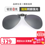 海伦凯勒墨镜夹片 偏光太阳镜夹片男女款驾驶专用开车防晒眼镜 HP805C5