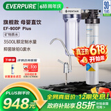 爱惠浦（Everpure） 家用矿物质厨下净水器 大流量0废水直饮 1.8L/分钟3500L处理量 EF-900P Plus