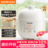 苏泊尔（SUPOR） 电炖锅 电炖盅 燕窝炖 宝宝辅食 婴儿煮粥锅1L精巧容量 bb煲 迷你煮粥煲汤锅隔水炖DZ10YC882