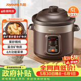 九阳（Joyoung）电炖锅电炖盅5L大容量紫砂预约电砂锅 多功能锅 智能定时精炖煮粥煲汤锅DG50Z-GD510