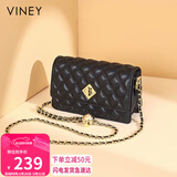 viney包包女包牛皮链条包轻奢百搭单肩斜挎包生日礼物高级感送女友老婆