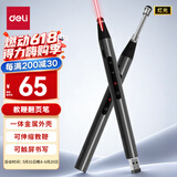 得力（deli）翻页笔教师用ppt伸缩教鞭激光翻页笔激光笔演讲笔 无线演示课件笔 红光 黑色MA115