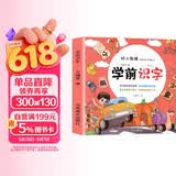 学前识字 儿童学前看图识字书籍3-4-5-6-7岁幼儿园宝宝学汉字识字注拼音版 幼升小一年级教材幼小衔接学习启蒙早教卡片认字书