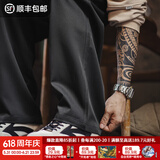 马登工装经典四面弹Easypants休闲裤免烫抗皱微宽松直筒垂顺西裤男夏 墨黑色 【尺码偏大/建议拍小一码】 XL