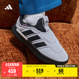 adidas ADIPUFF面包鞋防滑耐磨一脚蹬柔软舒适棉鞋阿迪达斯轻运动   轨道灰/黑色(推荐选大半码)   40.5