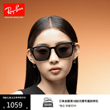 雷朋（RayBan）太阳镜大框眼镜修饰户外墨镜0RB4392D 601/81黑色镜框深灰色偏光镜片 尺寸66