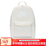 耐克NIKE男女双肩包 书包  HERITAGE  休闲包DC4244-104白 均码