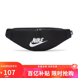 耐克（NIKE）男女腰包 单肩包斜挎包胸包休闲包DB0490-010 黑