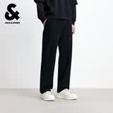杰克·琼斯（JACK&JONES） 男装卫裤经典休闲纯棉舒适松紧抽绳运动直筒长裤裤子22611D026