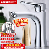 莱尔诗丹（Larsd）面盆水龙头 冷热水卫生间浴室柜黄铜龙头洗脸盆洗手盆龙头F071