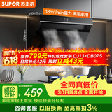 苏泊尔（SUPOR）【保价618】抽吸排油烟机家用18m³风量侧吸式小户型近吸直排易清洁高效拢烟以旧换新 DJ13