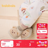 巴拉巴拉balaOne宝宝地板袜防滑点胶冬加绒婴幼儿保暖袜学步209425172203