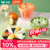 双枪（Suncha）冰棒雪糕冰棍模具制冰盒家用分格制冰神器 8只装食品级
