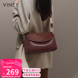 viney牛皮包包女包品牌斜挎枕头包轻奢单肩包生日礼物高级感送女友老婆