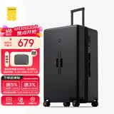 地平线8号（LEVEL8）行李箱 密码拉杆箱女男托运旅行PC箱28英寸大容量 旅行者系列黑色