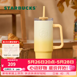 星巴克（Starbucks）杯子 小熊甜品屋系列不锈钢杯 大容量水杯 便携随行杯 男女士送礼 双饮口不锈钢杯900ml
