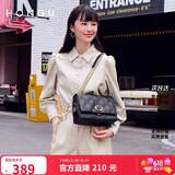 红谷女士包包女包时尚菱格链条单肩包牛皮斜挎包小方包生日礼物送女友