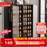 安尔雅 简易鞋柜经济型简约防尘小鞋架子多层组装塑料收纳柜玄关柜