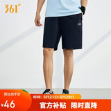 361°短裤春夏季男休闲裤男跑步宽松户外健身运动裤五分裤652124711-2