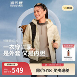 波司登鹅绒羽绒服女士秋冬轻薄连帽宽松短款内胆百搭保暖外套