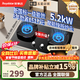 荣事达燃气灶 燃气灶双灶台 煤气灶双灶 燃气灶天然气不锈钢燃气灶嵌入式家用液化气大火力九头猛火灶 【新国标款】快拆炉头+防风聚能146 管道天然气5.2kw【部分火力以产品信息为准】