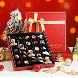 朵娜贝拉（Dorabella）比利时进口巧克力圣诞节糖果礼盒装零食伴手礼送女友儿童生日礼物 【福禄寿喜财】20颗巧克力礼盒装 礼盒装
