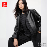 优衣库女装高级轻型羽绒便携式茄克/轻暖便携排骨羽绒478575 478575/09黑色 L
