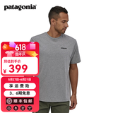 巴塔哥尼亚（Patagonia）男女情侣款通勤P-6 Logo混纺棉休闲潮流户外透气短袖T恤 38504 GLH M 170/180(CM)  70/80(KG)