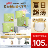 solove米菲芯呼吸系列 轻薄透气婴儿尿不湿 干爽训练裤 【单件特惠】NB码120片