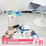 钟爱一生全棉椅垫坐垫办公室椅子垫四季座椅垫凳子垫家用餐椅坐垫纯棉屁垫 四季布艺坐垫【款式随机】6件装 椅子垫