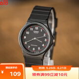 卡西欧（CASIO）小黑表男女表中性学生公务员考试中高考可用石英表MQ-24-1B