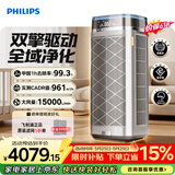 飞利浦（PHILIPS）空气净化器价保618除甲醛烟味新房专业室内家用孕妇婴儿双风机杀菌净化机除螨尘花粉过敏原AC9008