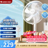 格力（GREE）【格力造-品质推荐】大风量落地扇家用电风扇摇头轻音柔风电扇科技风节能宿舍风扇 FD-40X77Bh5