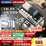 悍高（HIGOLD）拉篮厨房橱柜 抽屉式双层碗篮置物架 不锈钢调味碗碟篮 【悍高品质NO.1】720柜  2层-L系列