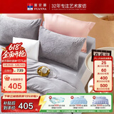 富安娜法兰绒四件套冬季防静电床品加厚床单被套单双人套件203*229cm