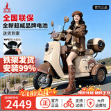 凤凰（Phoenix）甲壳虫电动车三轮车三轮小型电动车休闲家用小型女士新国标电三轮 500W+48V12A铅酸+续航约25公里