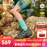 迈乐（Merrell）官方店男女款户外登山徒步鞋减震MOAB 3迈越者轻量防滑耐磨透气 J035881黑灰（男） 40