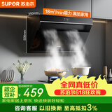 苏泊尔（SUPOR）【保价618】抽吸排油烟机家用18m³风量侧吸式小户型近吸直排易清洁高效拢烟以旧换新 DJ13