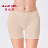 曼妮芬（Maniform）曼妮芬安全裤无痕中腰蕾丝平角内裤女底裤打底防走光短裤