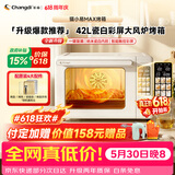 长帝（changdi）国家补贴新款电烤箱猫小易Max大容量风炉专业烘焙烤箱烘焙烧烤猫小易pro升级款空气炸烤节日礼物